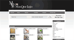 Desktop Screenshot of masquelujo.com