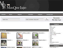 Tablet Screenshot of masquelujo.com